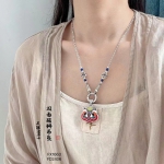 S925��������Ů��Ф������׹�������ʨС����Ƹ���Ʒ W